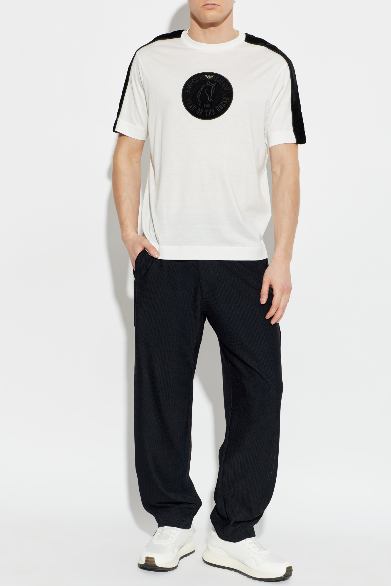 Emporio Armani T-shirt with patch | Men's | Vitkac